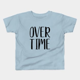 Over Time Design For Twins Kids T-Shirt